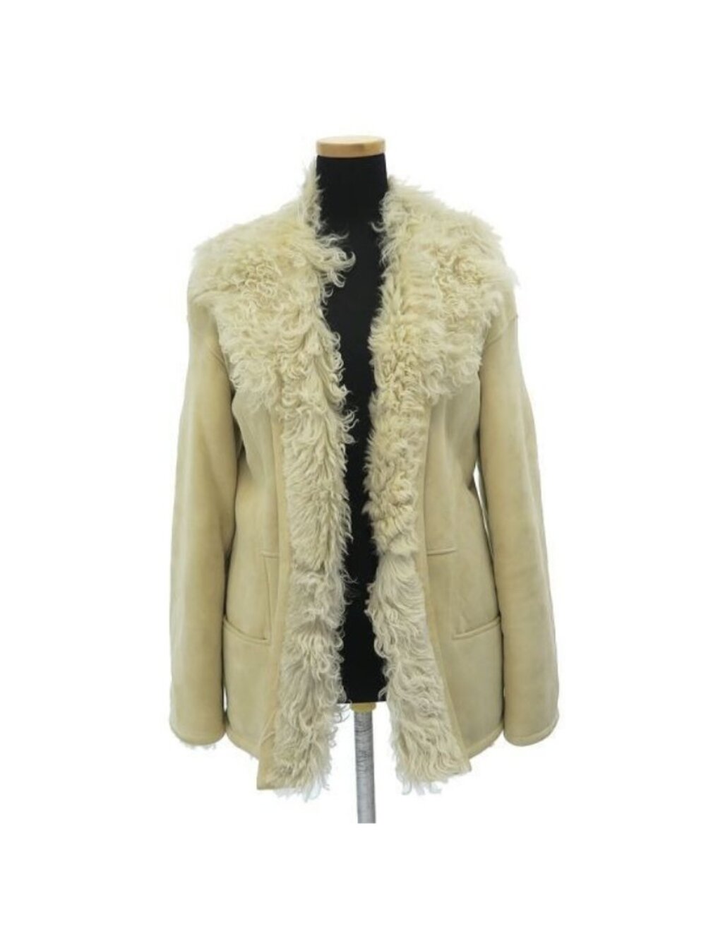 Loewe Mouton Coat Ivory 40